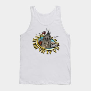 istanbul digital illustration, Collage art, City concept. Tank Top